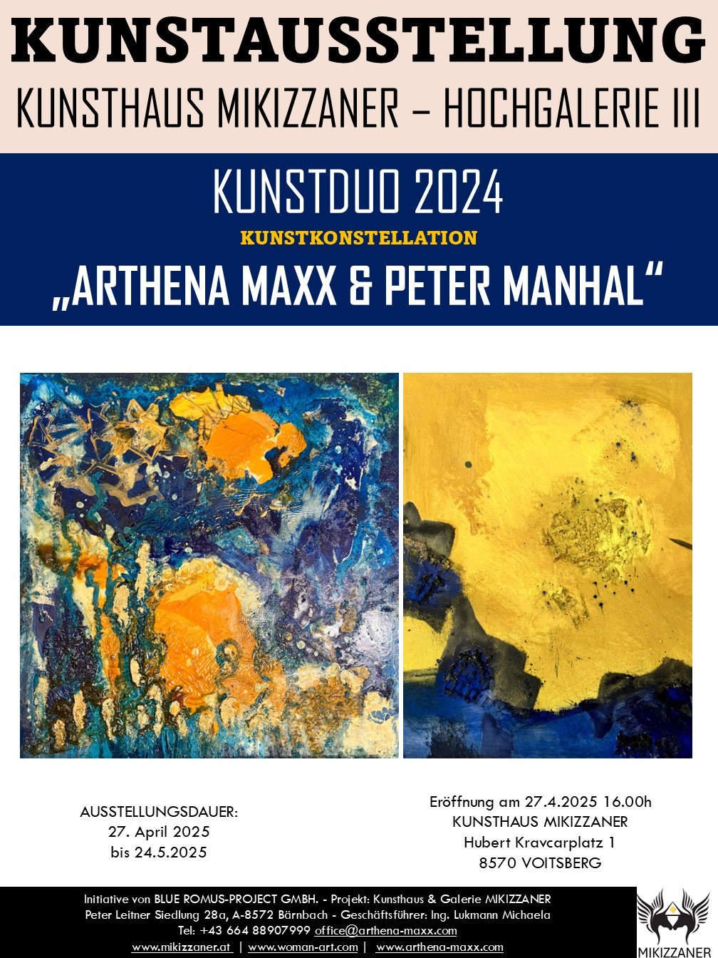 Kunstduo Maxx und Manhal Kunsthaus Mikizzaner Hochgalerie III