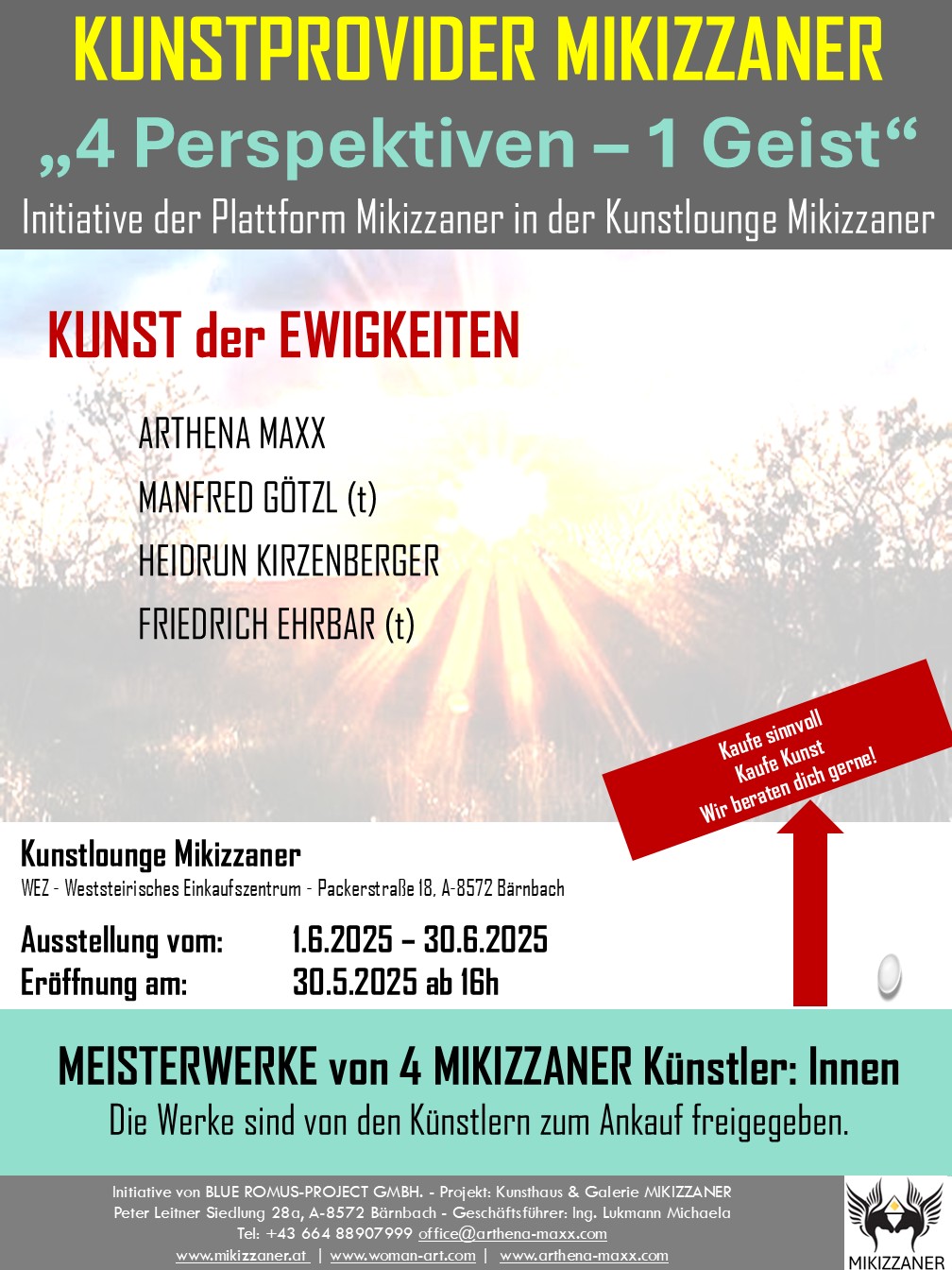 Kunst der Ewigkeiten 4 Perspektiven - 1 Geist