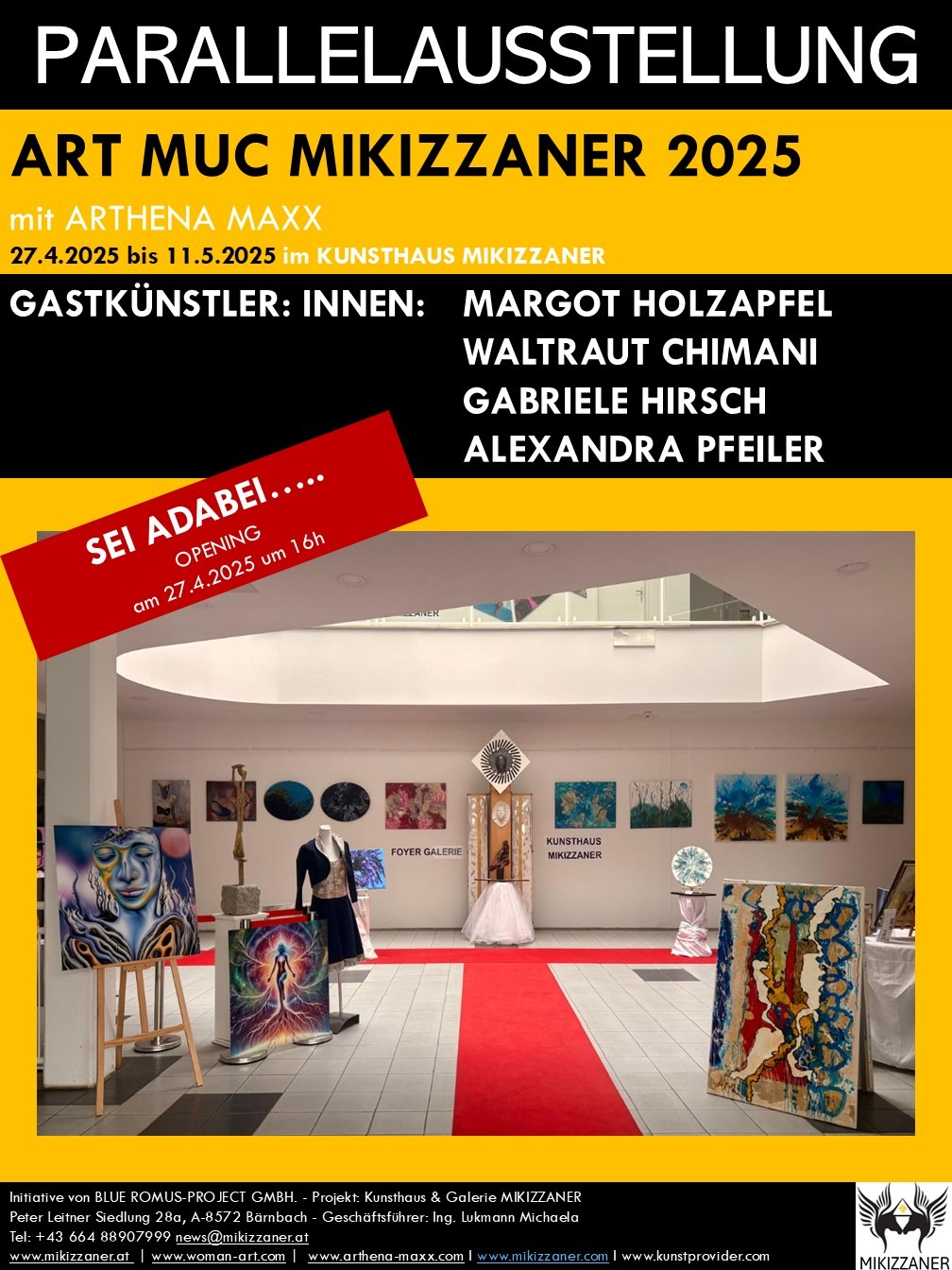 Paralellausstellung ART MUC Kunsthaus Mikizzaner
