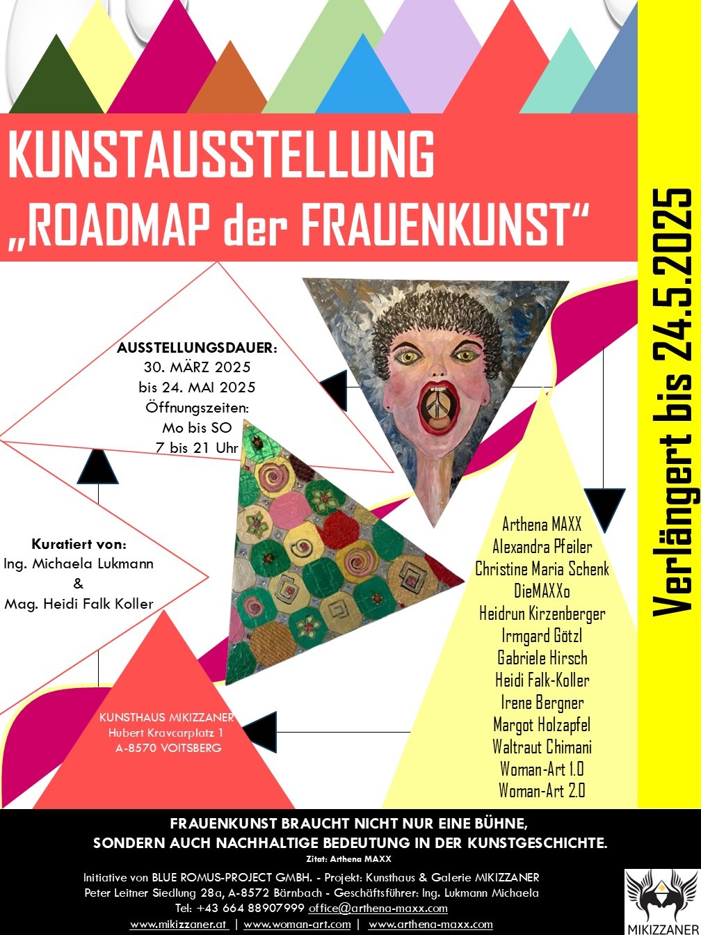 Roadmap der Frauenkunst Kunsthaus Mikizzaner
