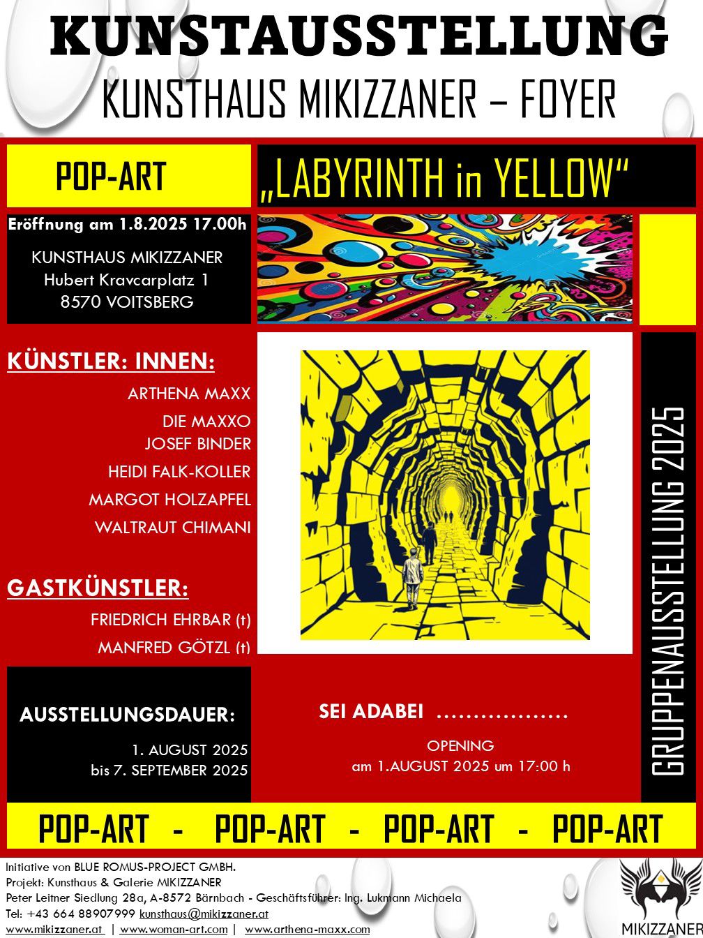 Labyrinth in yellow
