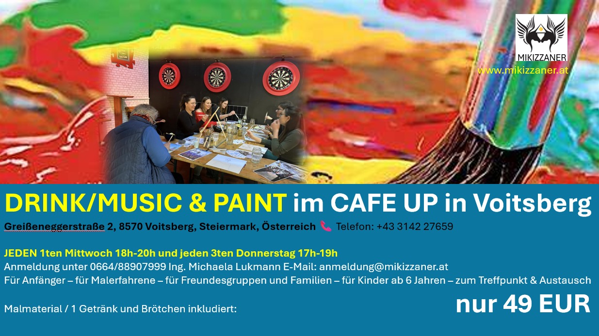 Drink Music and Paint